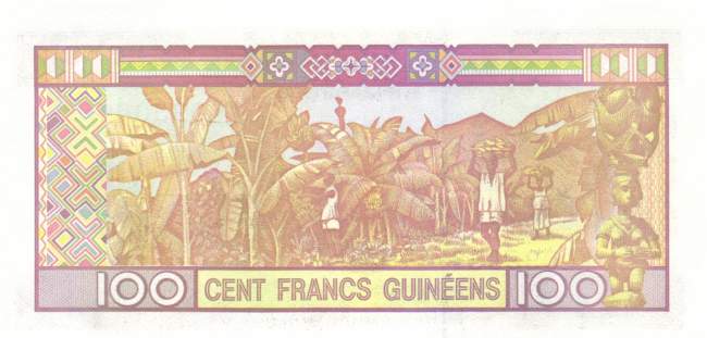 100 Francs Guinéens 1998